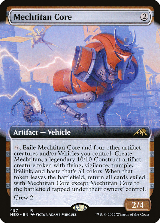 Mechtitan Core (Extended Art) [Kamigawa: Neon Dynasty] Foil