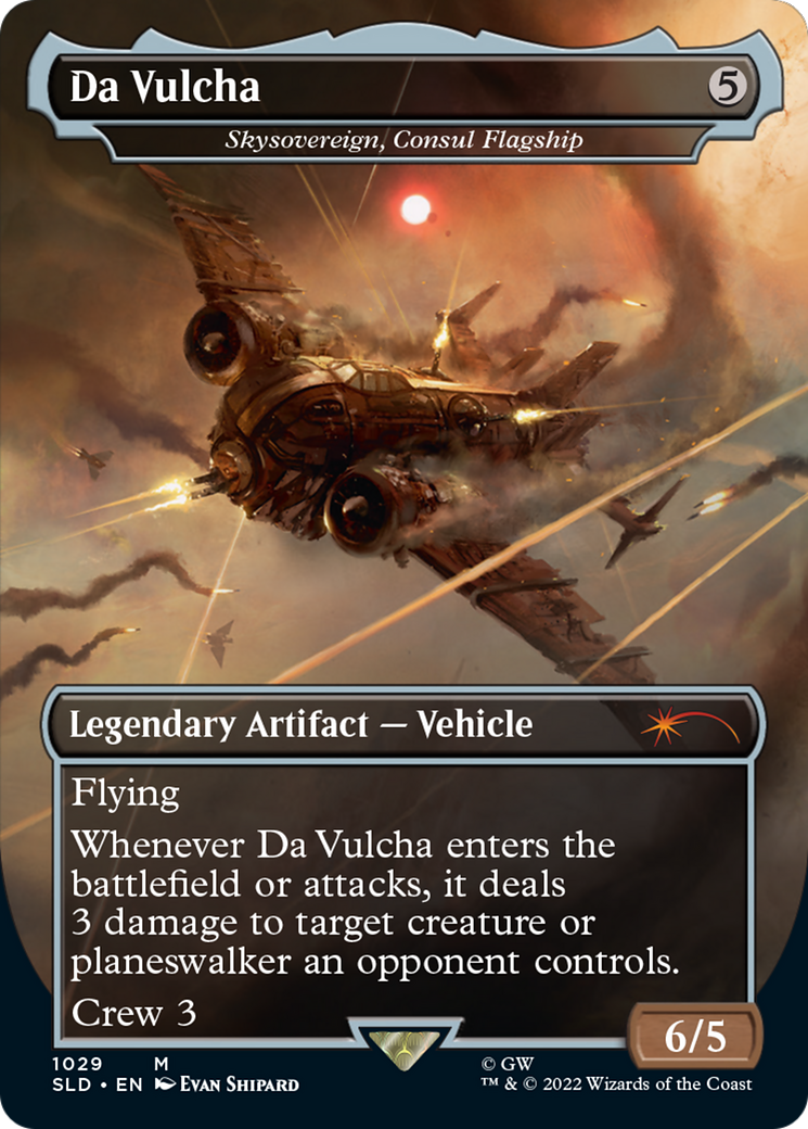 Da Vulcha – Skysovereign, Consul Flagship (Borderless) (1029) Foil - Secret Lair Drop