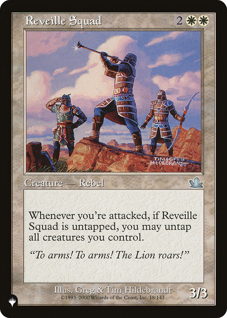 Reveille Squad [The List Reprints] | Silver Goblin