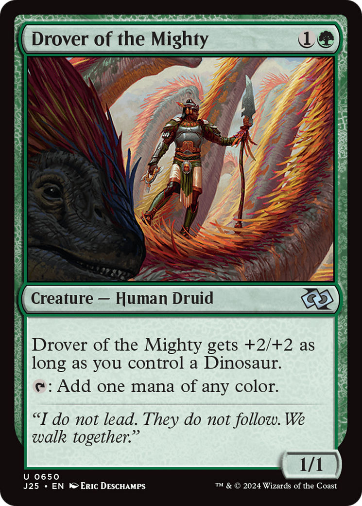 Drover of the Mighty [Foundations Jumpstart] | Silver Goblin