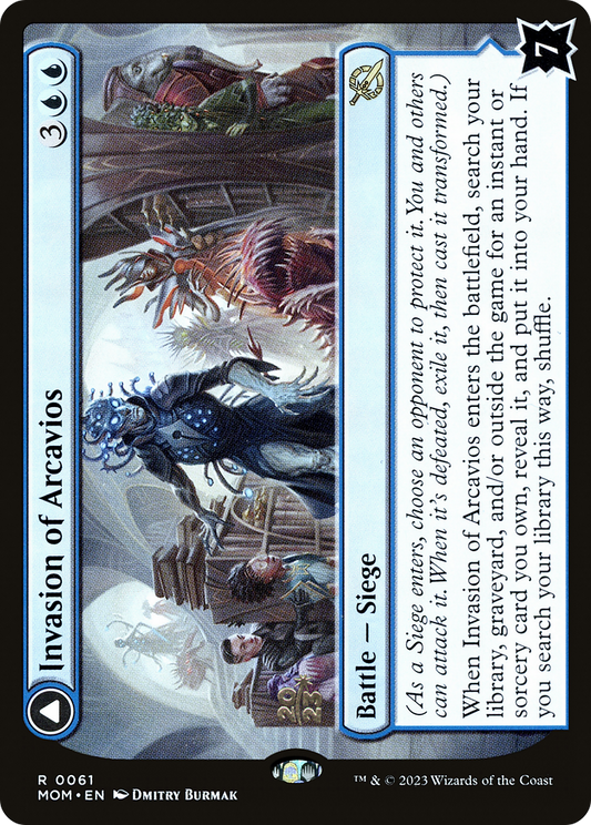 Invasion of Arcavios // Invocation of the Founders [March of the Machine Prerelease Promos]