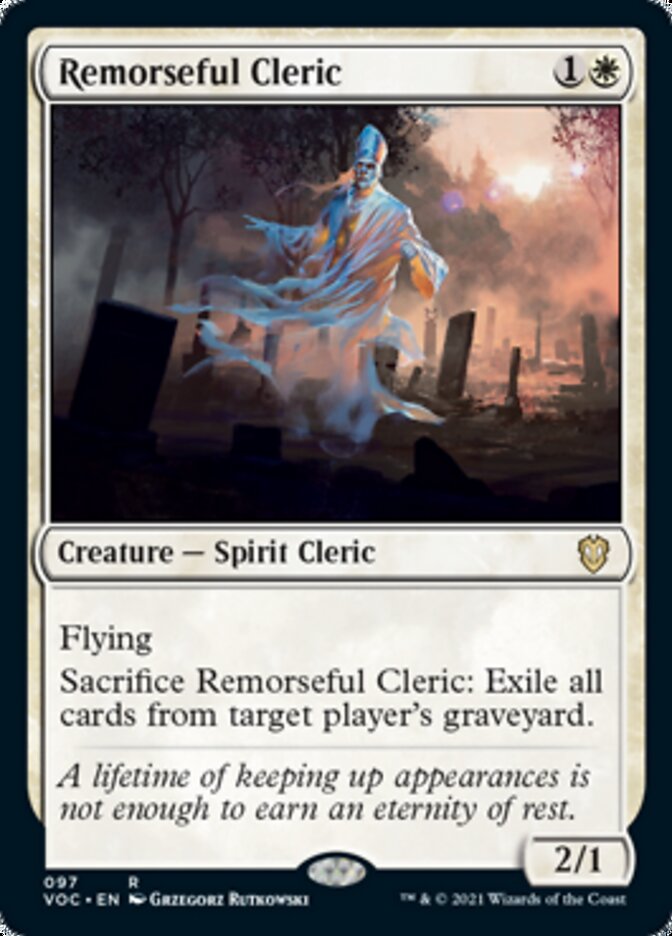 Remorseful Cleric [Innistrad: Crimson Vow Commander] | Silver Goblin