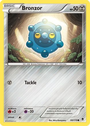 Bronzor (60/119) [XY: Phantom Forces] | Silver Goblin