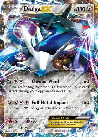 Dialga EX (62) Holofoil - XY  Phantom Forces
