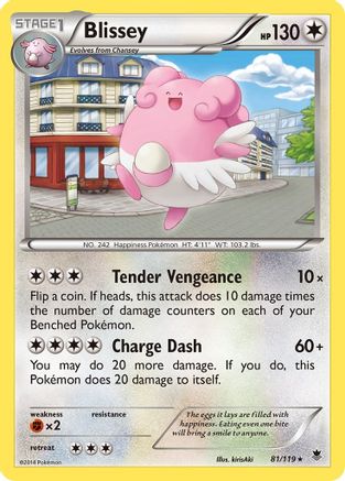 Blissey (81/119) [XY: Phantom Forces] | Silver Goblin