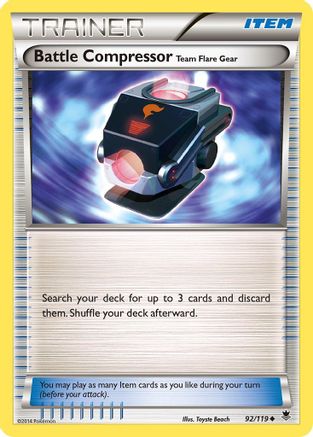 Battle Compressor (92) Reverse Holofoil - XY  Phantom Forces