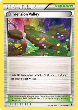 Dimension Valley (93) Reverse Holofoil - XY  Phantom Forces