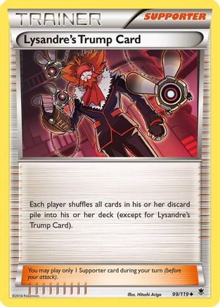 Lysandre's Trump Card (99) Reverse Holofoil - XY  Phantom Forces