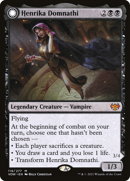Henrika Domnathi // Henrika, Infernal Seer [Innistrad: Crimson Vow]