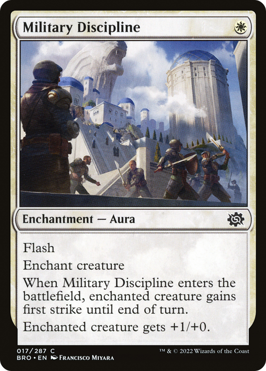 Military Discipline [The Brothers' War] Foil