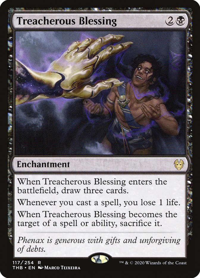 Treacherous Blessing [Theros Beyond Death] | Silver Goblin