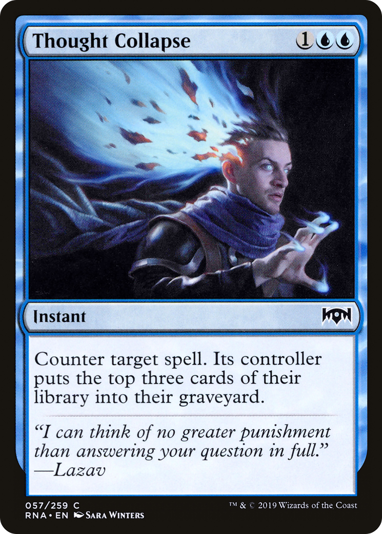 Thought Collapse [Ravnica Allegiance] Foil