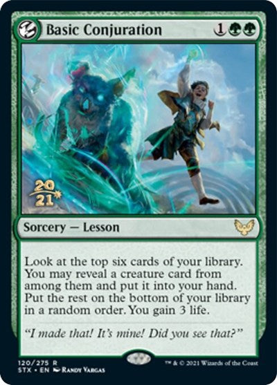 Basic Conjuration [Strixhaven: School of Mages Prerelease Promos] | Silver Goblin