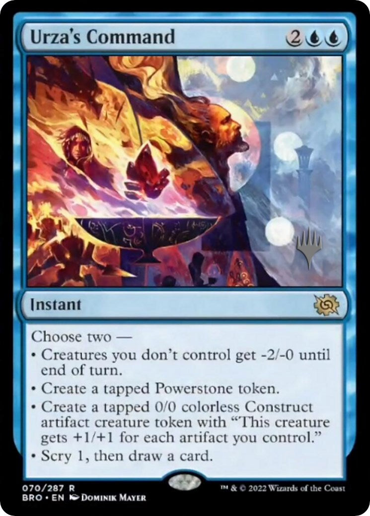 Urza's Command (Promo Pack) [The Brothers' War Promos] | Silver Goblin