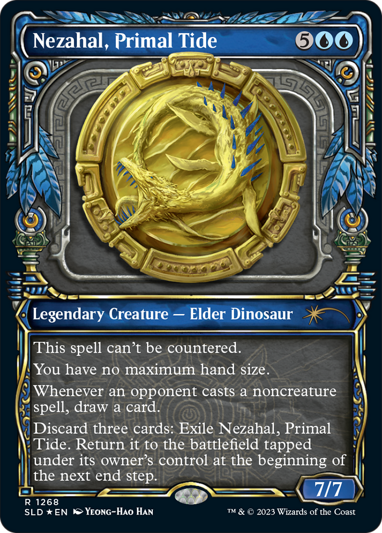 Nezahal, Primal Tide (Halo Foil) [Secret Lair Drop Series] | Silver Goblin