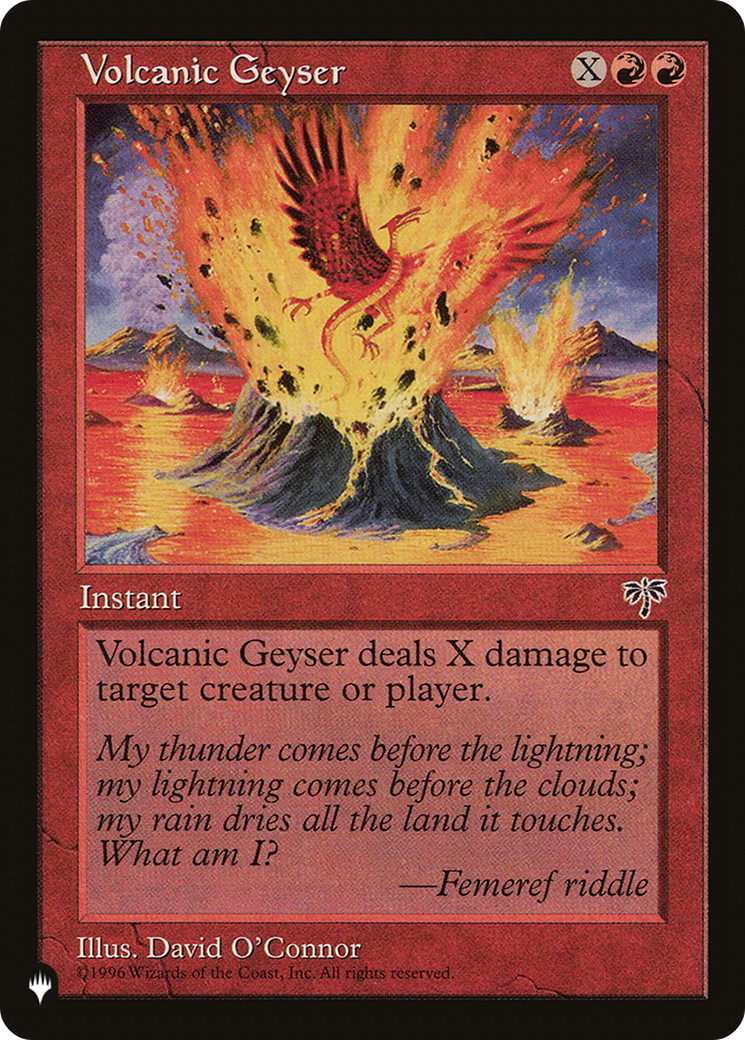 Volcanic Geyser [The List Reprints] | Silver Goblin