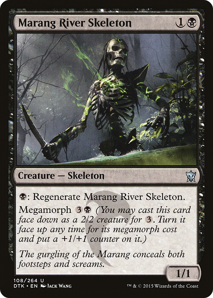 Marang River Skeleton [Dragons of Tarkir] Foil