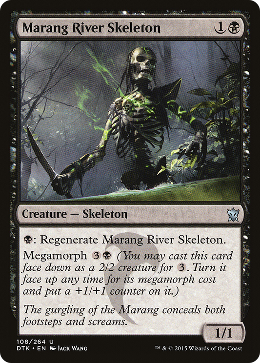 Marang River Skeleton [Dragons of Tarkir] Foil