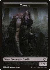 Spider // Zombie Double-Sided Token [Dungeons & Dragons: Adventures in the Forgotten Realms Tokens] | Silver Goblin