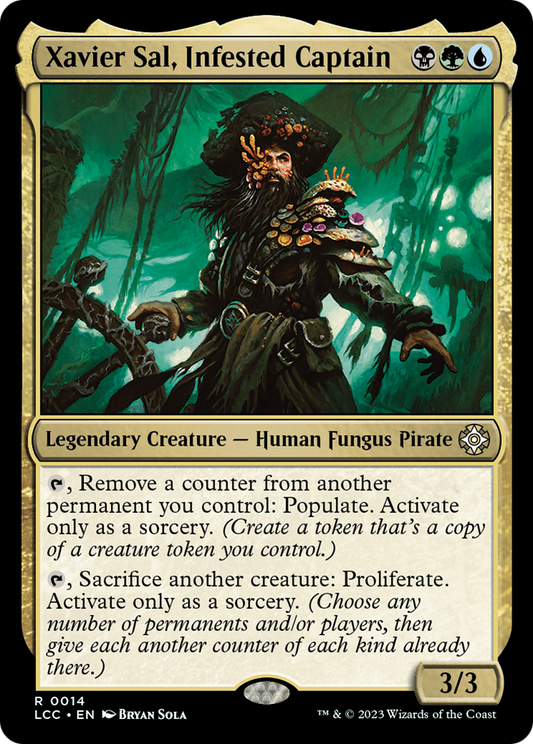 Xavier Sal, Infested Captain [The Lost Caverns of Ixalan Commander] Foil