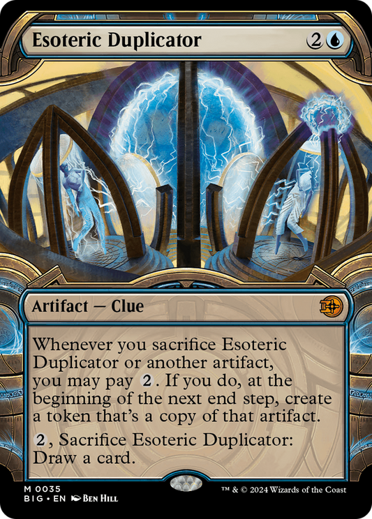 Esoteric Duplicator (Showcase) [Outlaws of Thunder Junction: The Big Score] Foil