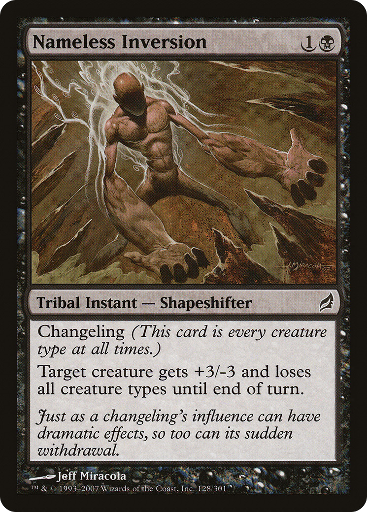 Nameless Inversion [Lorwyn] Foil