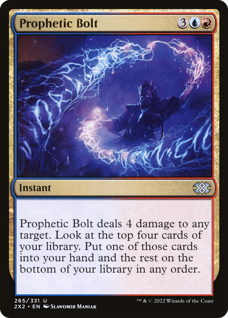 Prophetic Bolt [Double Masters 2022] | Silver Goblin