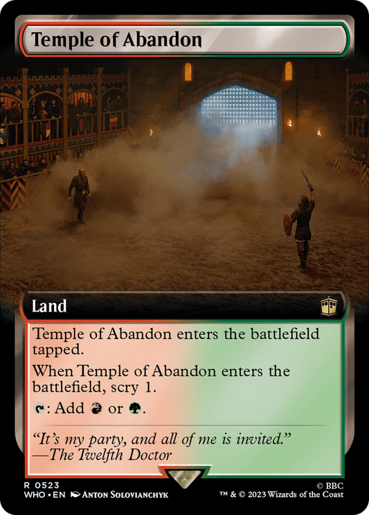Temple of Abandon (Extended Art) [Doctor Who] Foil