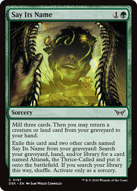 Say Its Name [Duskmourn: House of Horror] Foil