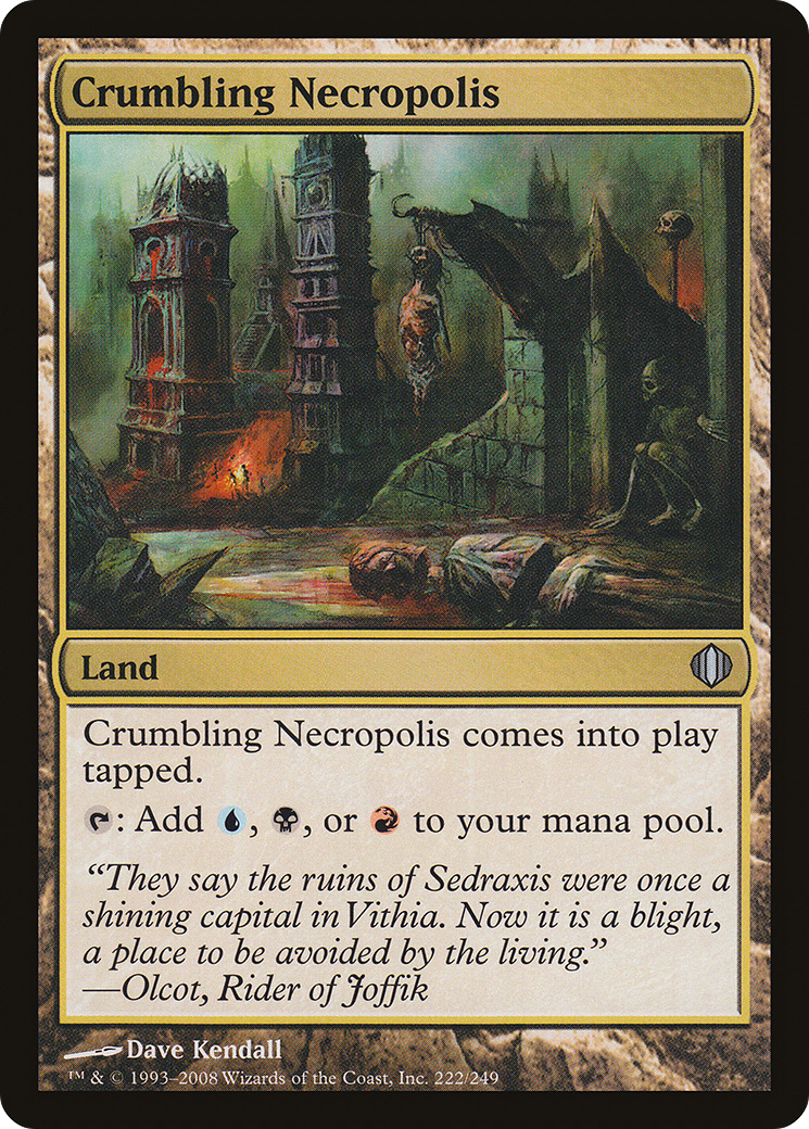 Crumbling Necropolis [Shards of Alara] Foil