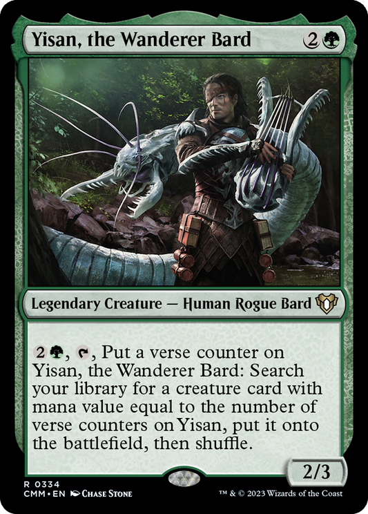 Yisan, the Wanderer Bard [Commander Masters] Foil