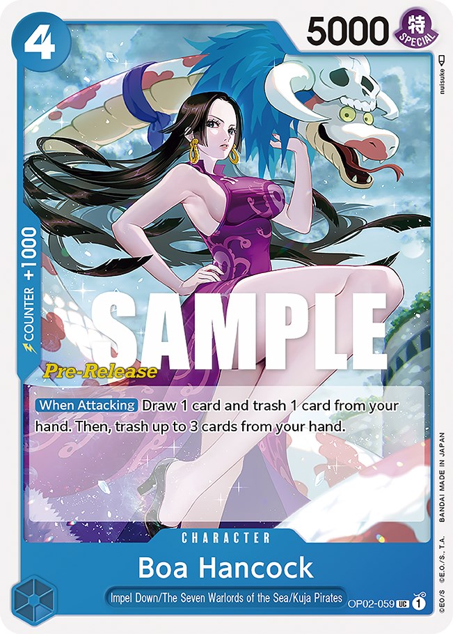 Boa Hancock [Paramount War Pre-Release Cards] | Silver Goblin