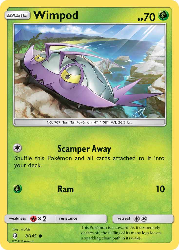 Wimpod (8/145) [Sun & Moon: Guardians Rising] | Silver Goblin