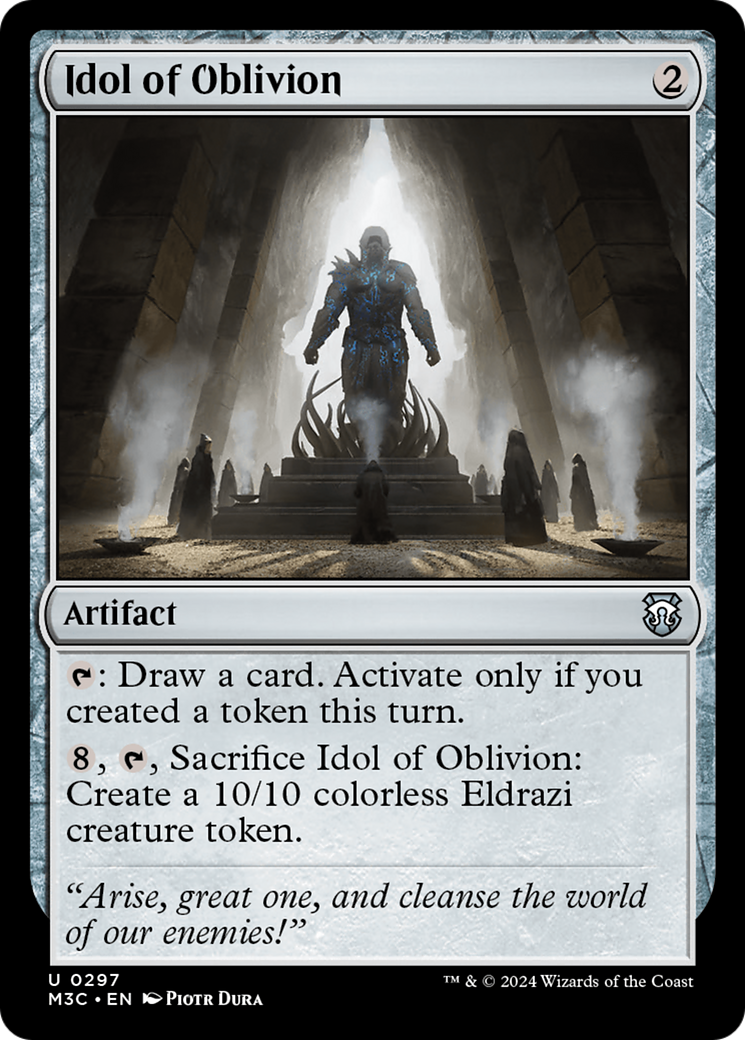 Idol of Oblivion (Ripple Foil) [Modern Horizons 3 Commander] | Silver Goblin