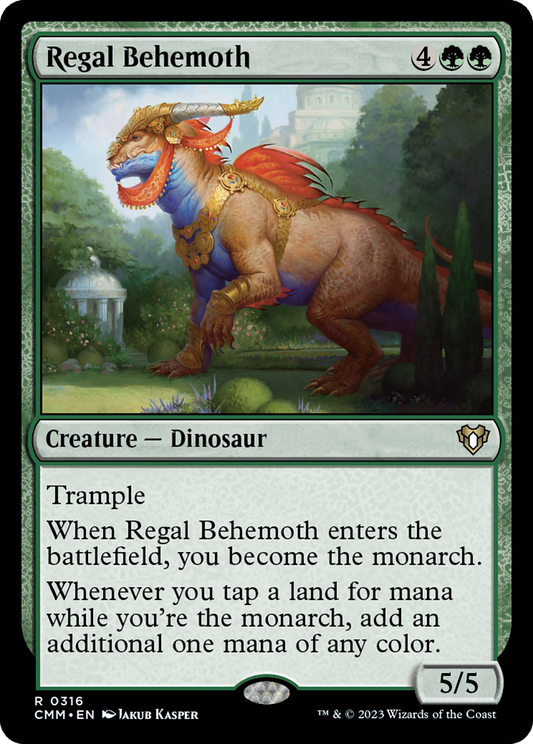 Regal Behemoth [Commander Masters] Foil