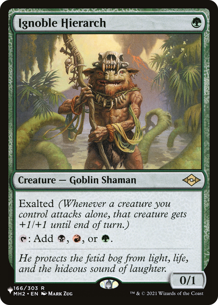 Ignoble Hierarch [The List Reprints] | Silver Goblin