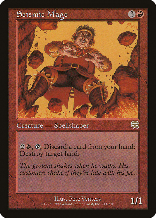 Seismic Mage [Mercadian Masques] Foil