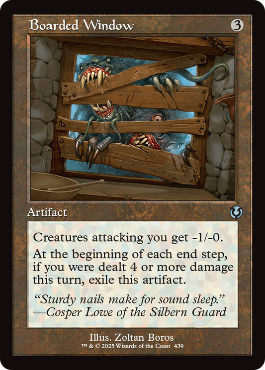 Boarded Window (Retro Frame) Foil (439) - Innistrad Remastered