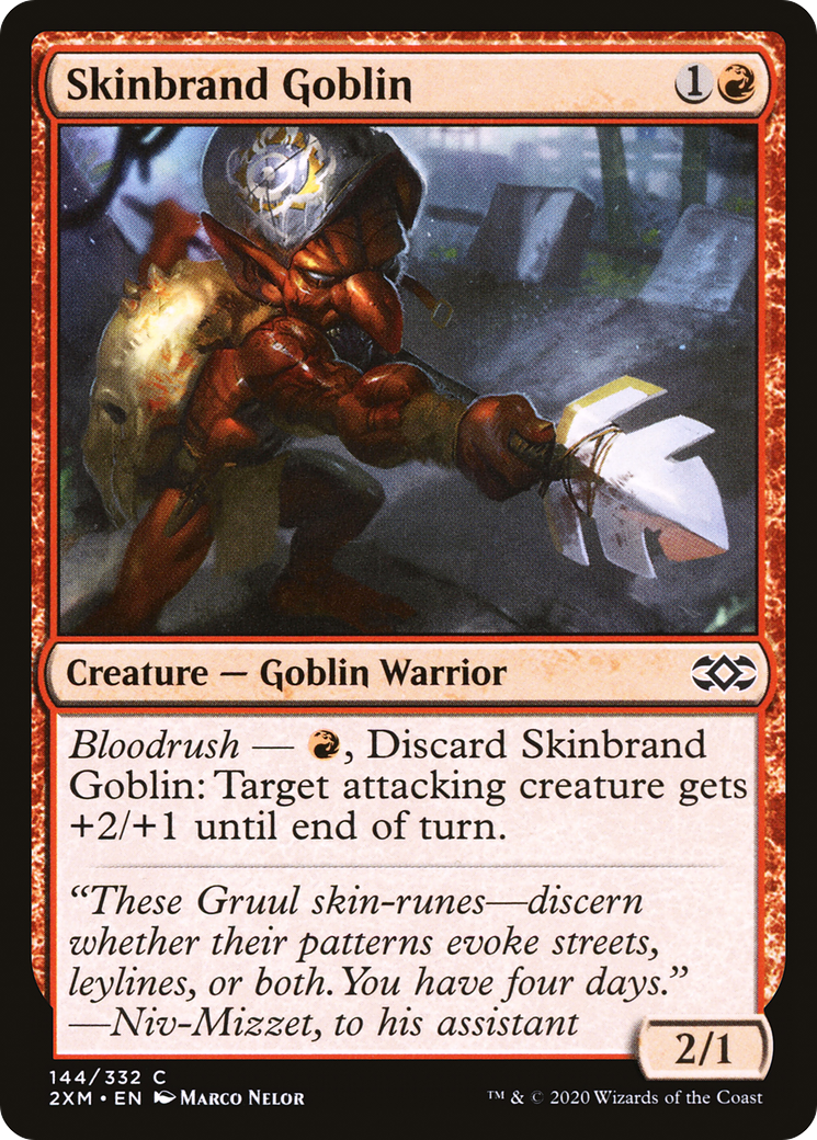 Skinbrand Goblin (144) - Double Masters