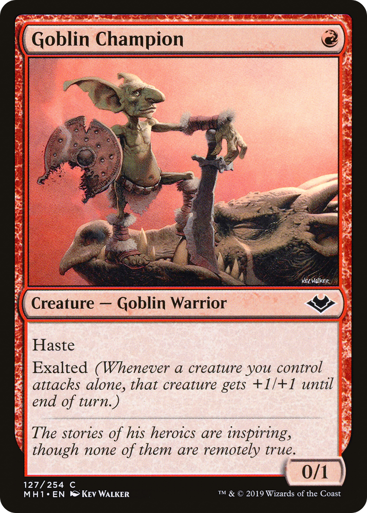 Goblin Champion [Modern Horizons] Foil