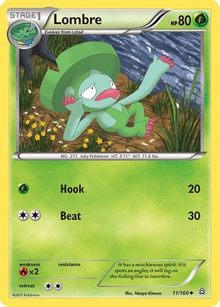 Lombre (11/160) [XY: Primal Clash] | Silver Goblin