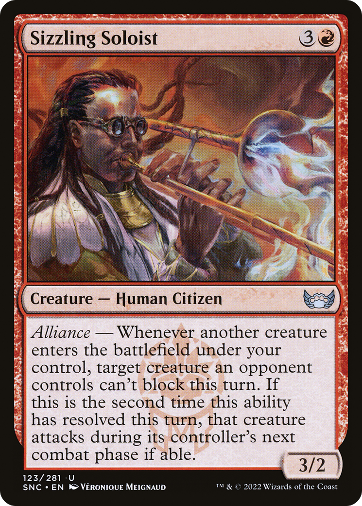 Sizzling Soloist (123) Foil - Streets of New Capenna