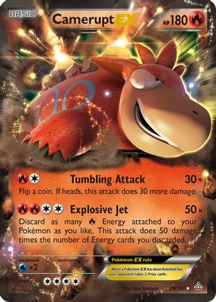Camerupt EX (29) Holofoil - XY  Primal Clash