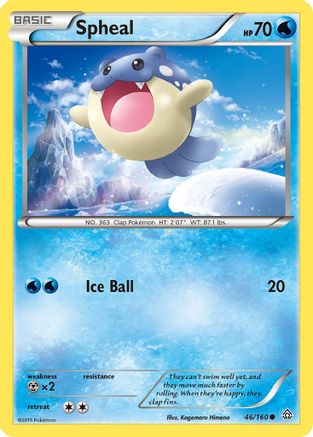Spheal (46) Reverse Holofoil - XY  Primal Clash