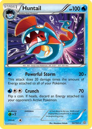 Huntail (50) Reverse Holofoil - XY  Primal Clash