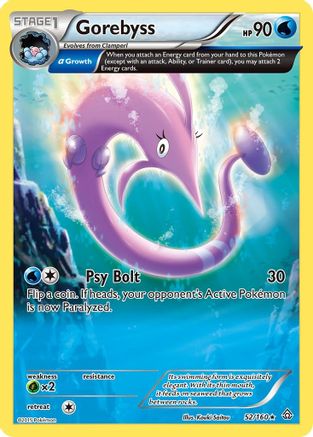 Gorebyss (52/160) [XY: Primal Clash] Reverse Holofoil