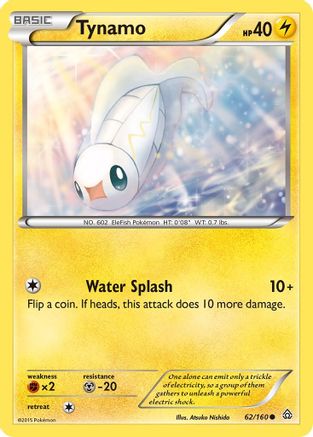 Tynamo (62/160) [XY: Primal Clash] Reverse Holofoil