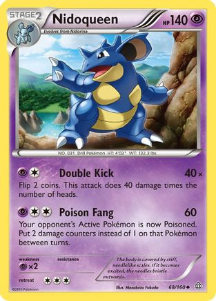 Nidoqueen (68) Reverse Holofoil - XY  Primal Clash