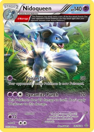 Nidoqueen (Omega) (69) Reverse Holofoil - XY  Primal Clash