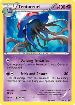 Tentacruel (72) Reverse Holofoil - XY  Primal Clash